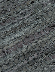 RUG SOLID - Leather - cotton rugs & rag rugs - dark grey - 2