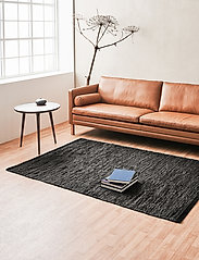 RUG SOLID - Leather - medvilniniai kilimėliai & skudurinis kilimėlis - black - 1