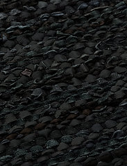 RUG SOLID - Leather - baumwollteppiche & flickenteppich - black - 2