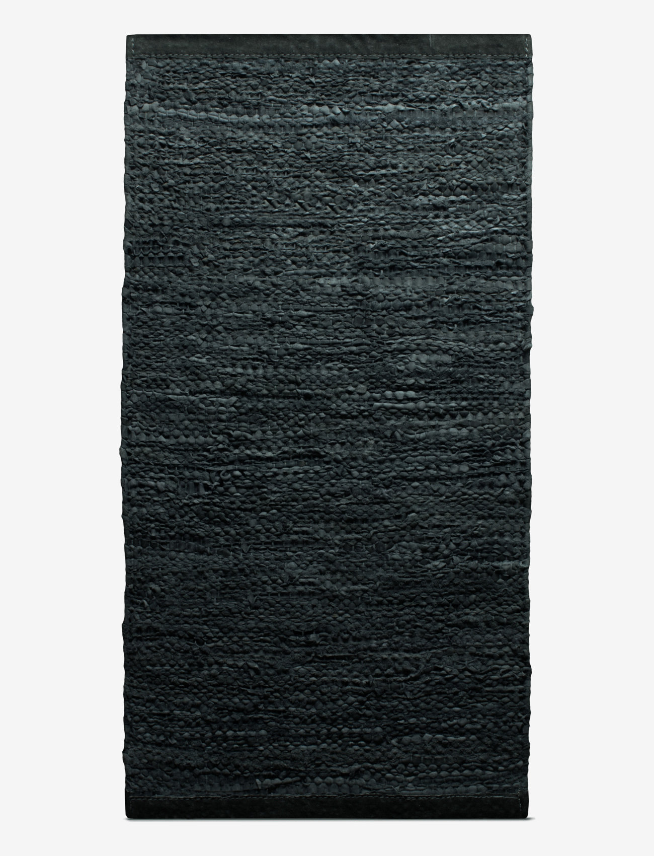 RUG SOLID - Leather - baumwollteppiche & flickenteppich - dark grey - 0