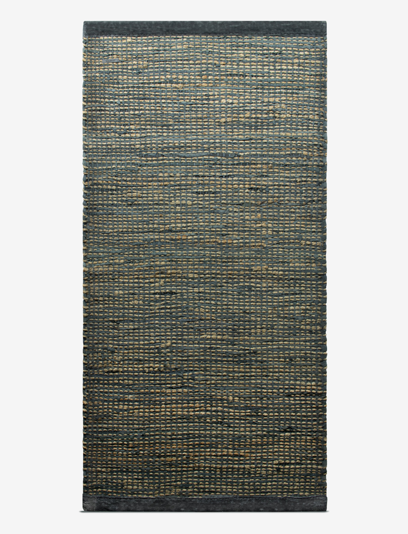 RUG SOLID - Jute / Leather - medvilniniai kilimėliai & skudurinis kilimėlis - graphite - 0