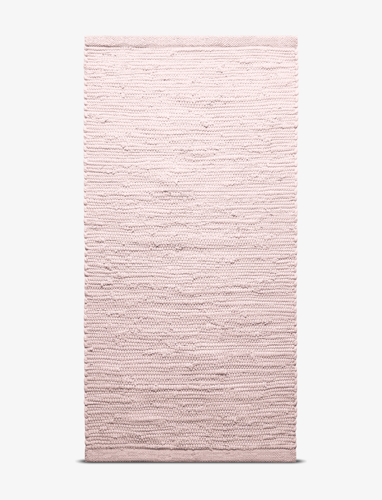 RUG SOLID Cotton, Bomuldsmåtte og kludetæppe, Pink, Str: 60X 90CM