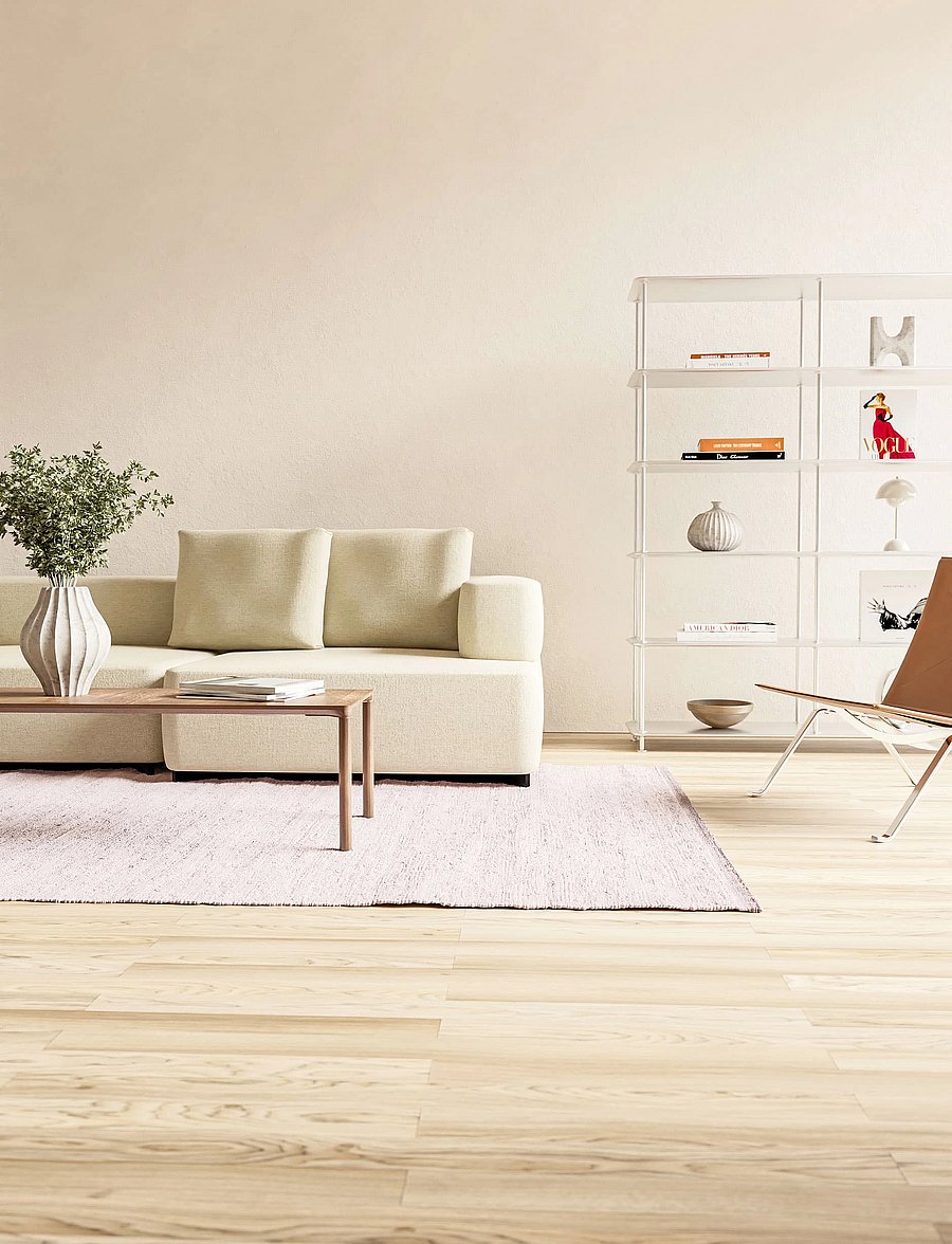 RUG SOLID - Cotton - puuvillased vaibad & kaltsuvaip - milkshake - 0