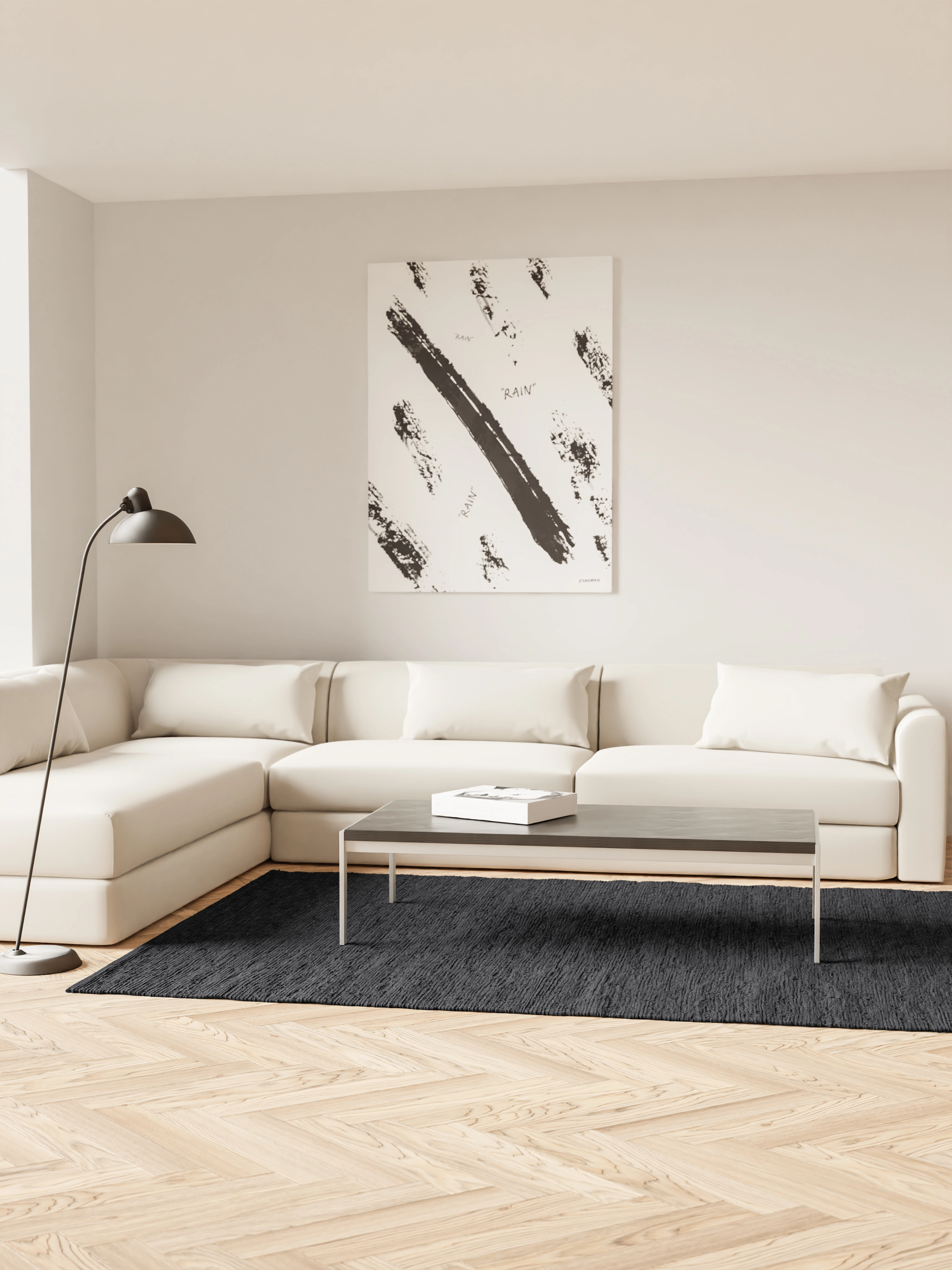 RUG SOLID - Cotton - die niedrigsten preise - charcoal - 1