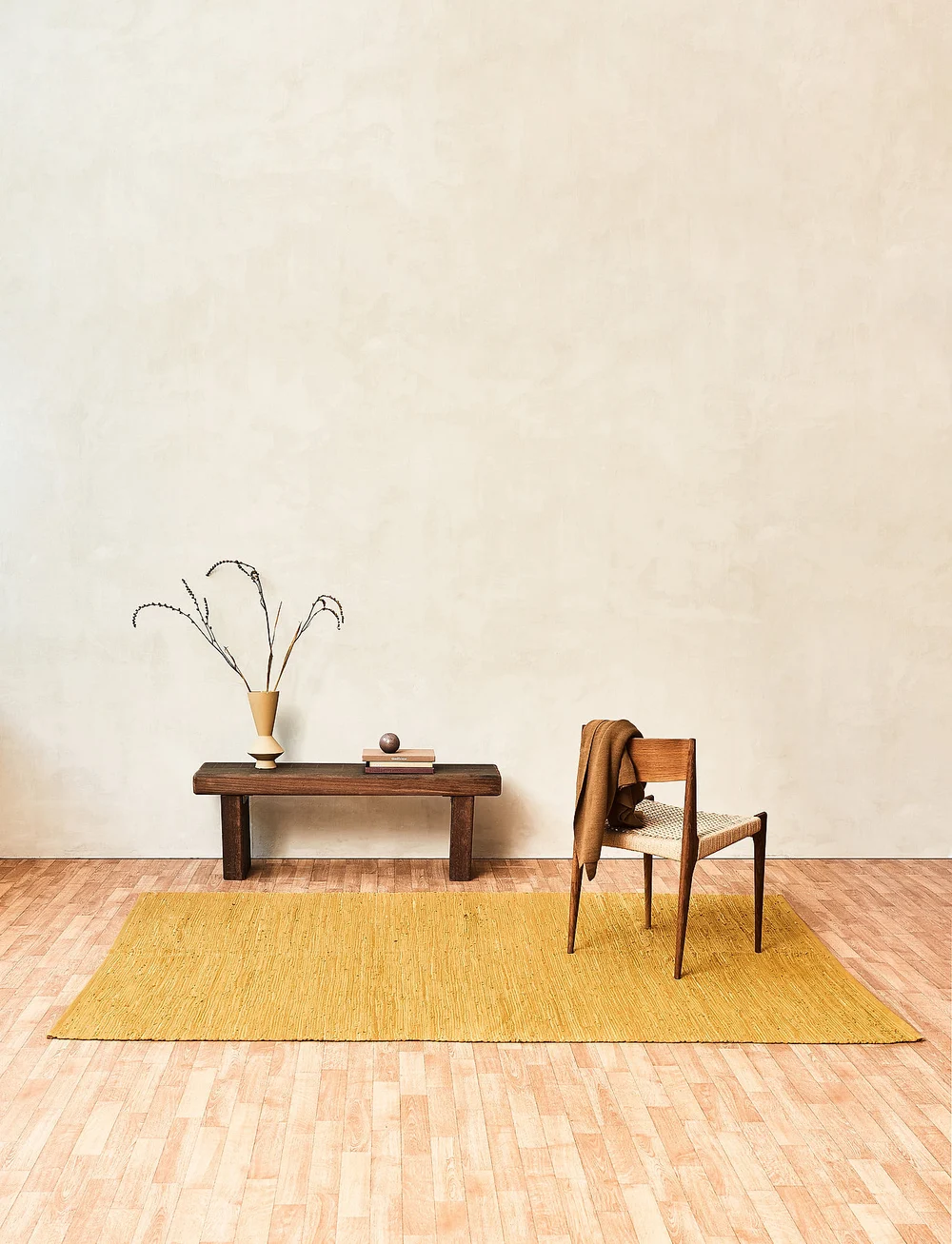 RUG SOLID - Cotton - over 1000 kr - burnished amber - 1