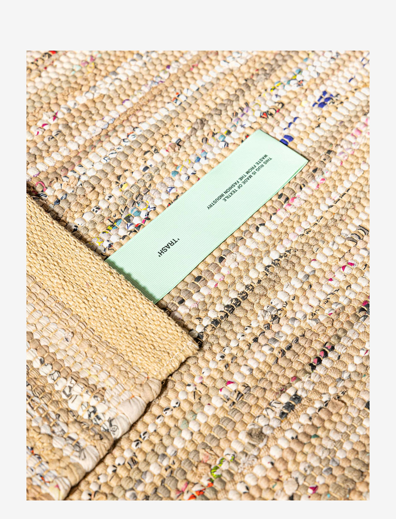 RUG SOLID - Cotton - remix, brown - 1