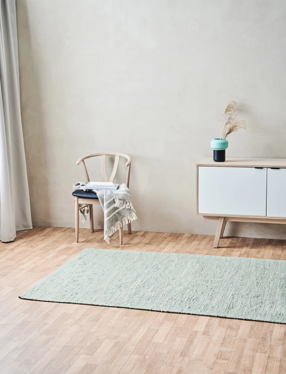 RUG SOLID - Cotton - over 1000 kr - mint - 1