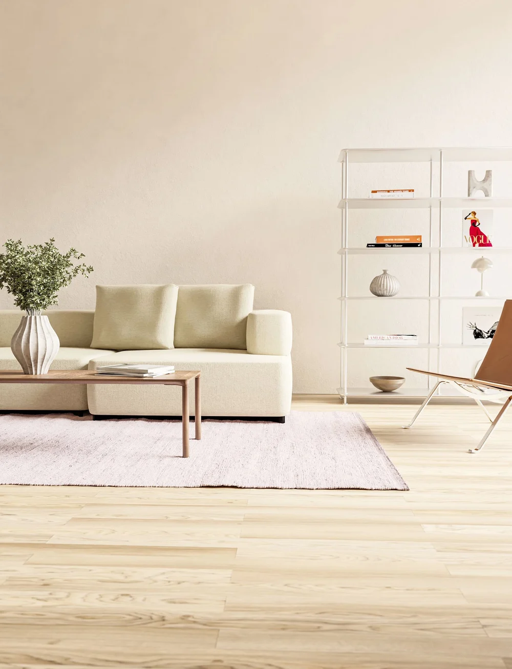 RUG SOLID - Cotton - bomullsmattor & trasmattor - milkshake - 1