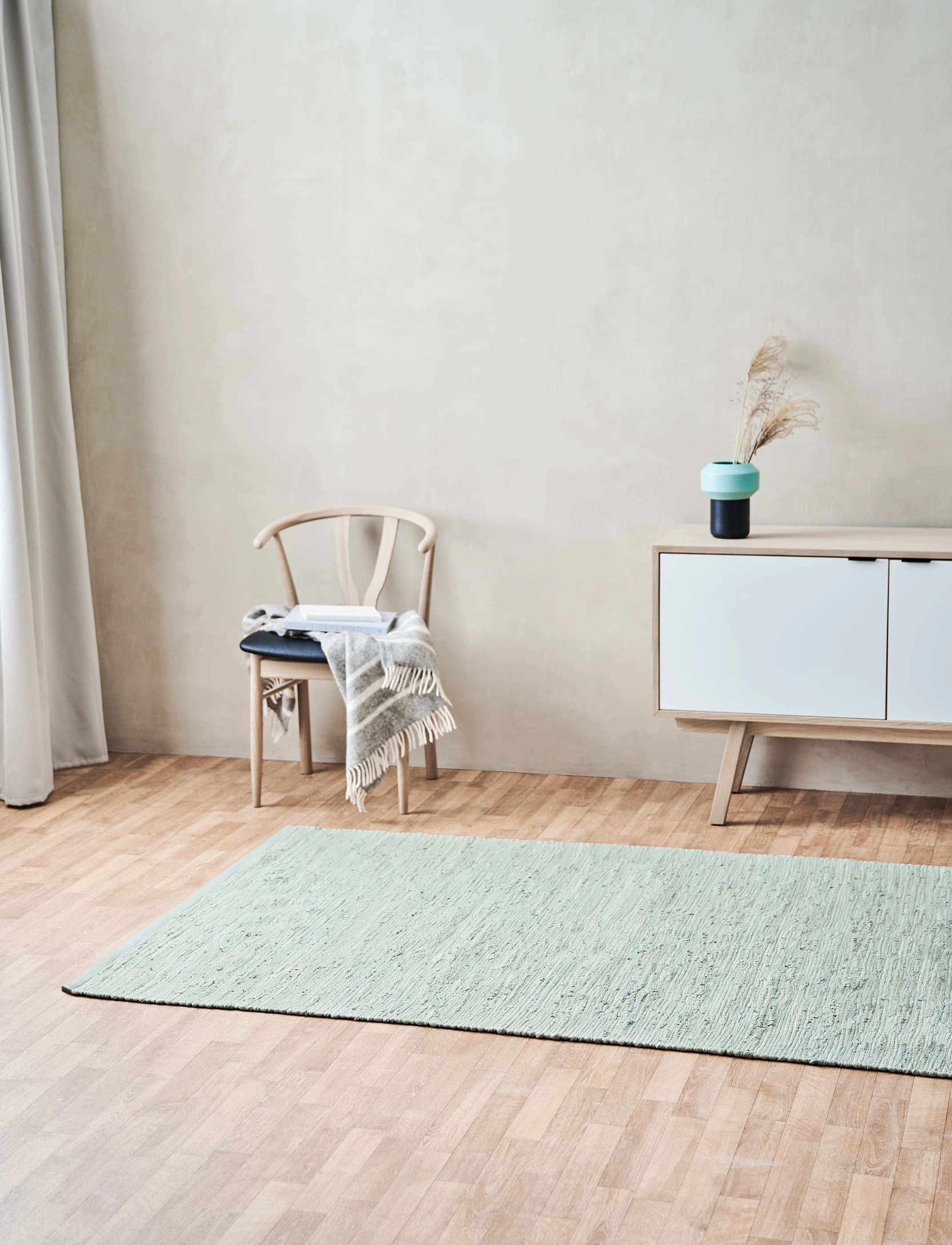 RUG SOLID - Cotton - bomuldstæpper & kludetæpper - mint - 0