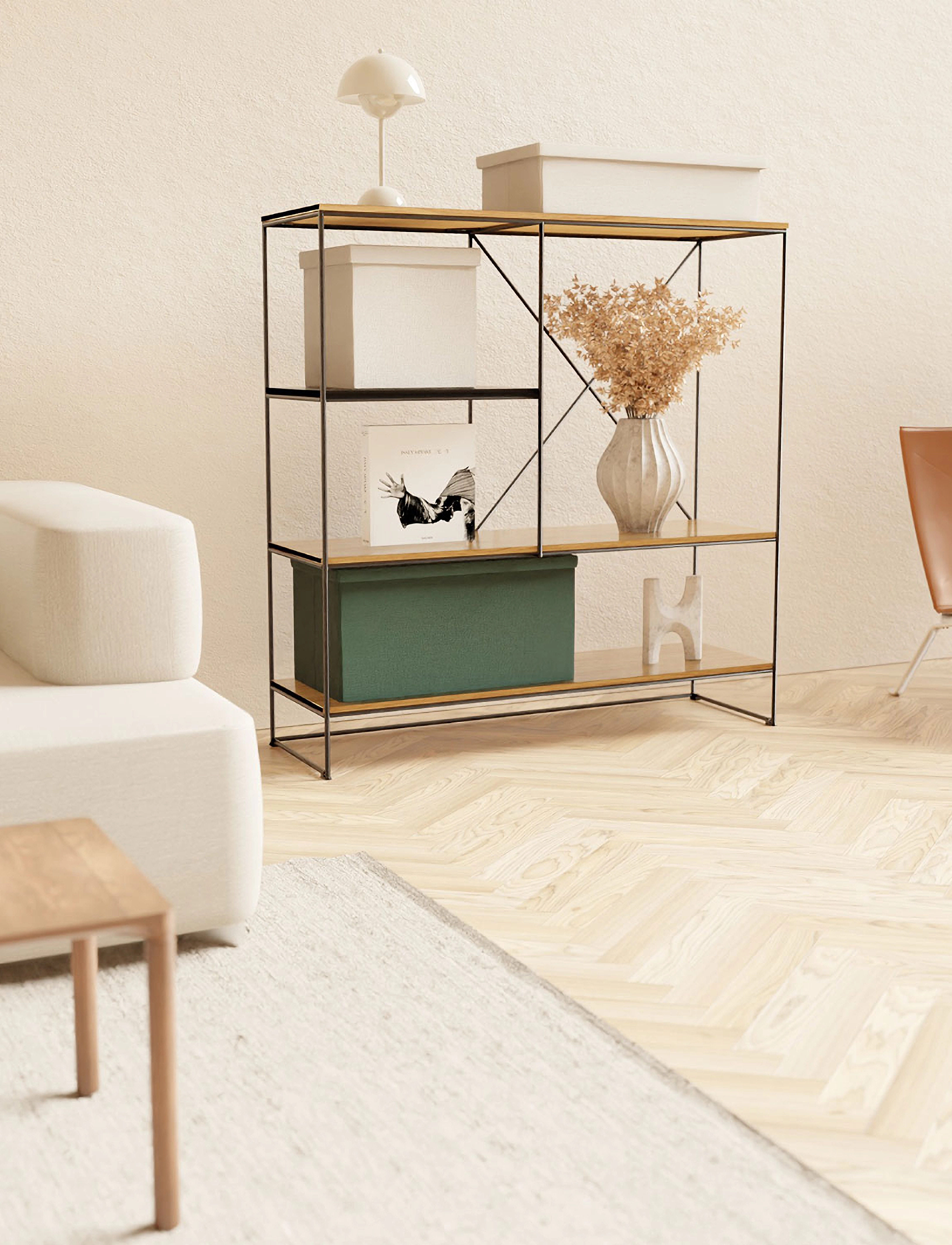 RUG SOLID Organizer, 30X15X30 cm, Storage, Grau - Storage Baskets, Homeware