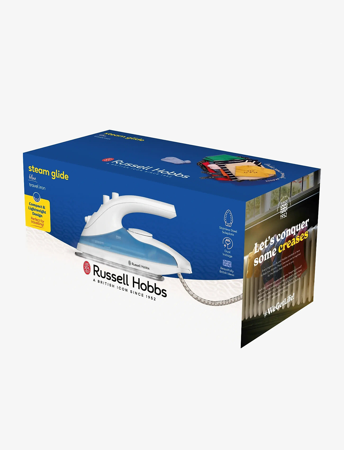 Russell Hobbs - RH Travel Iron - tvätt - white - 1