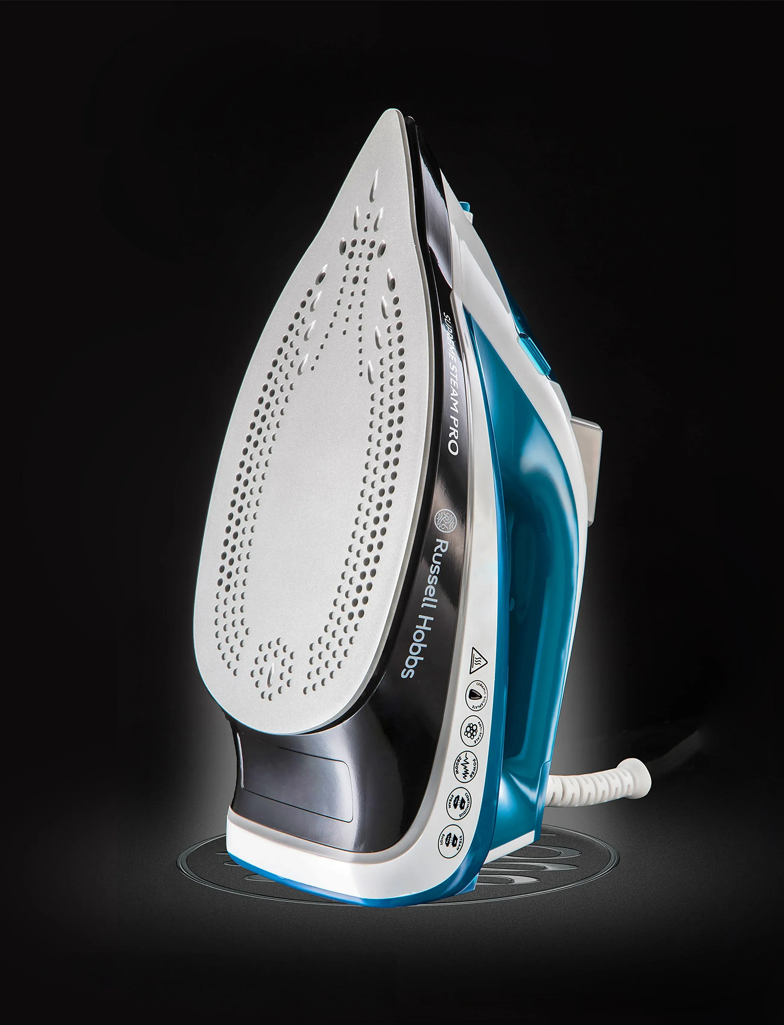 Russell Hobbs Supreme Steam Pro, 28.6X12.5X16 cm, Textile Care, Blau - Laundry, Homeware