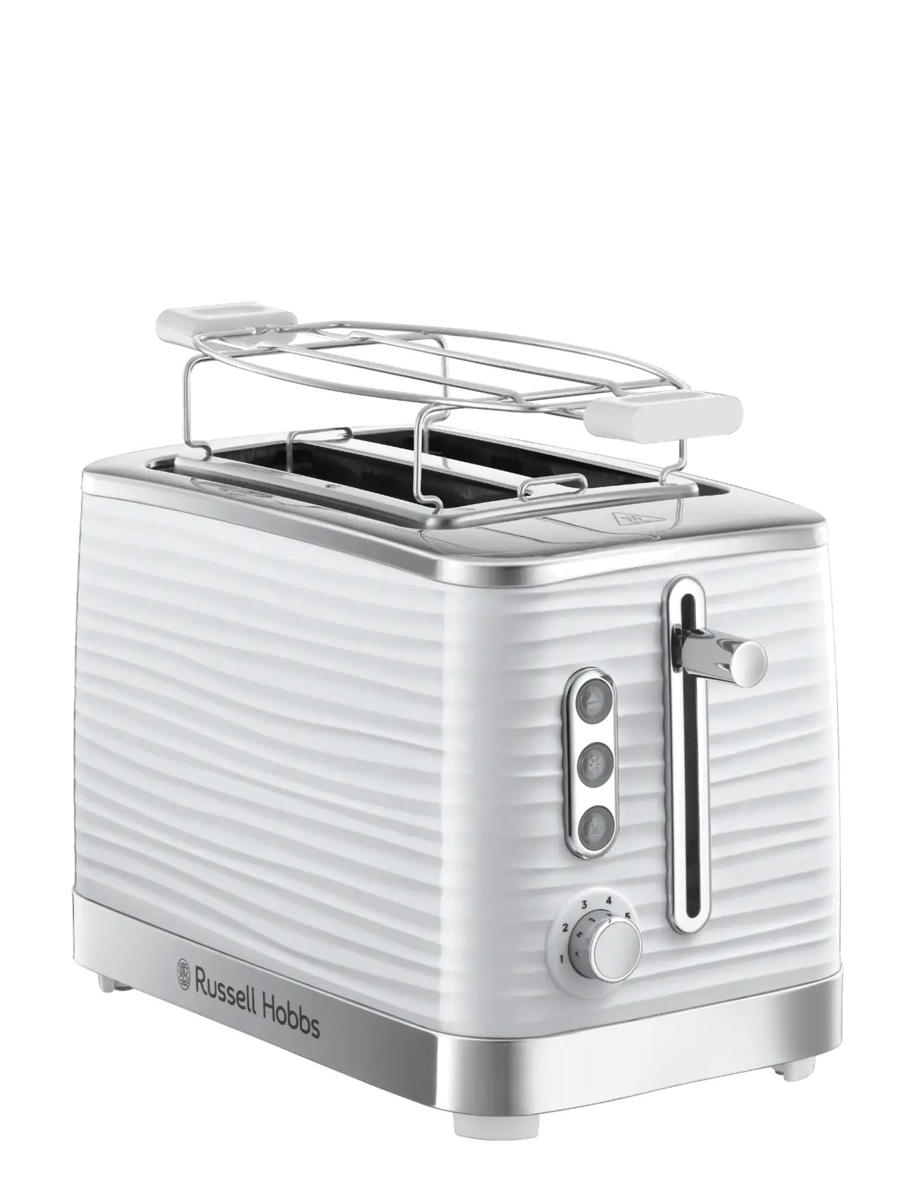 Russell Hobbs Inspire 2SL Toaster White - Køkken - WHITE / white