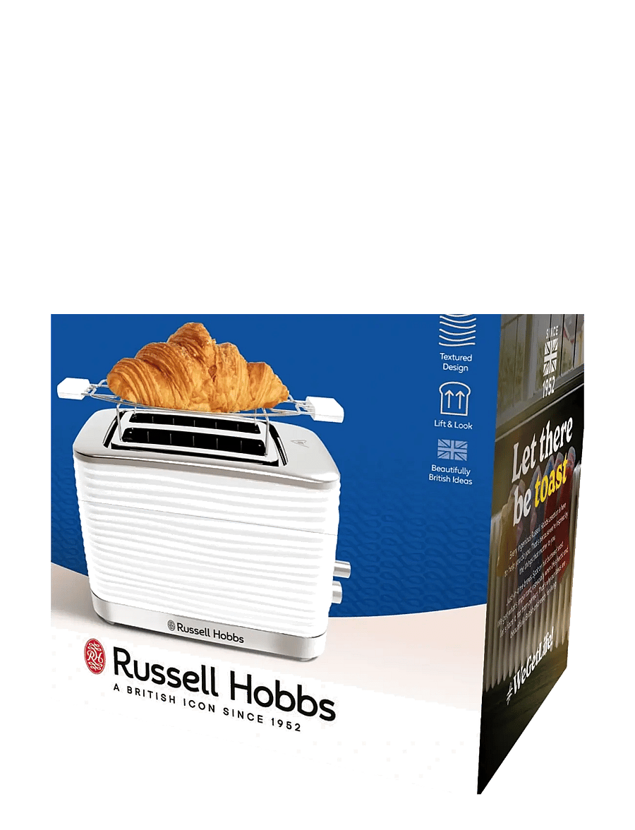Russell Hobbs - Inspire 2SL Toaster White - rösterid - white - 2