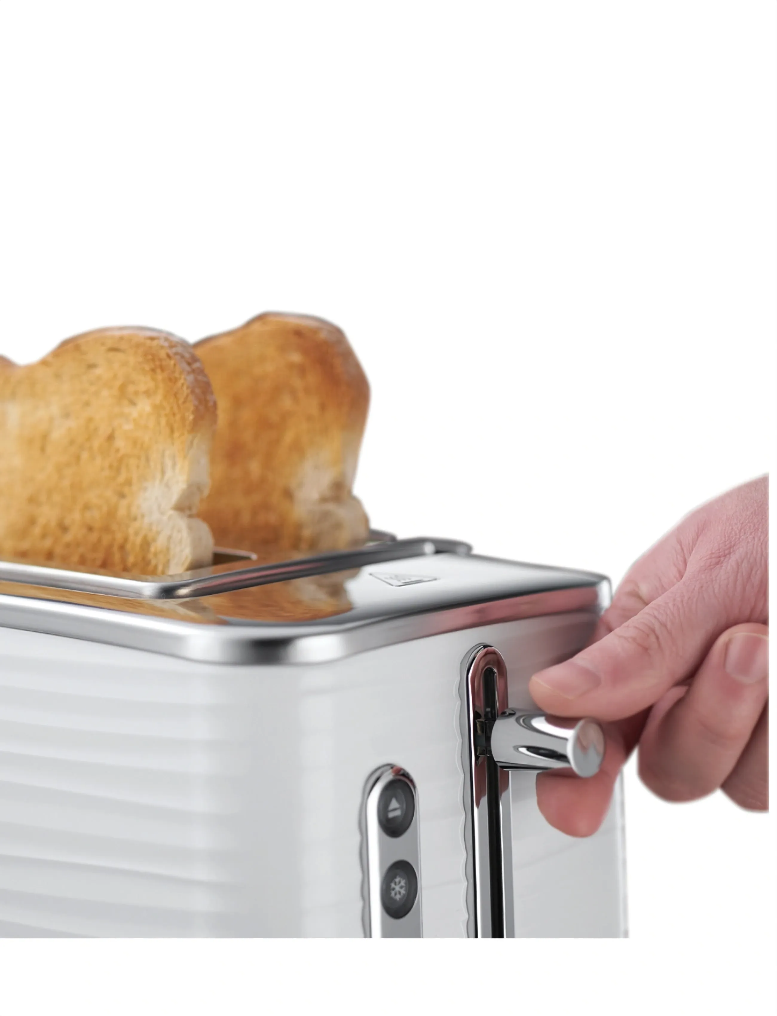 Russell Hobbs - Inspire 2SL Toaster White - brødrister - white - 4