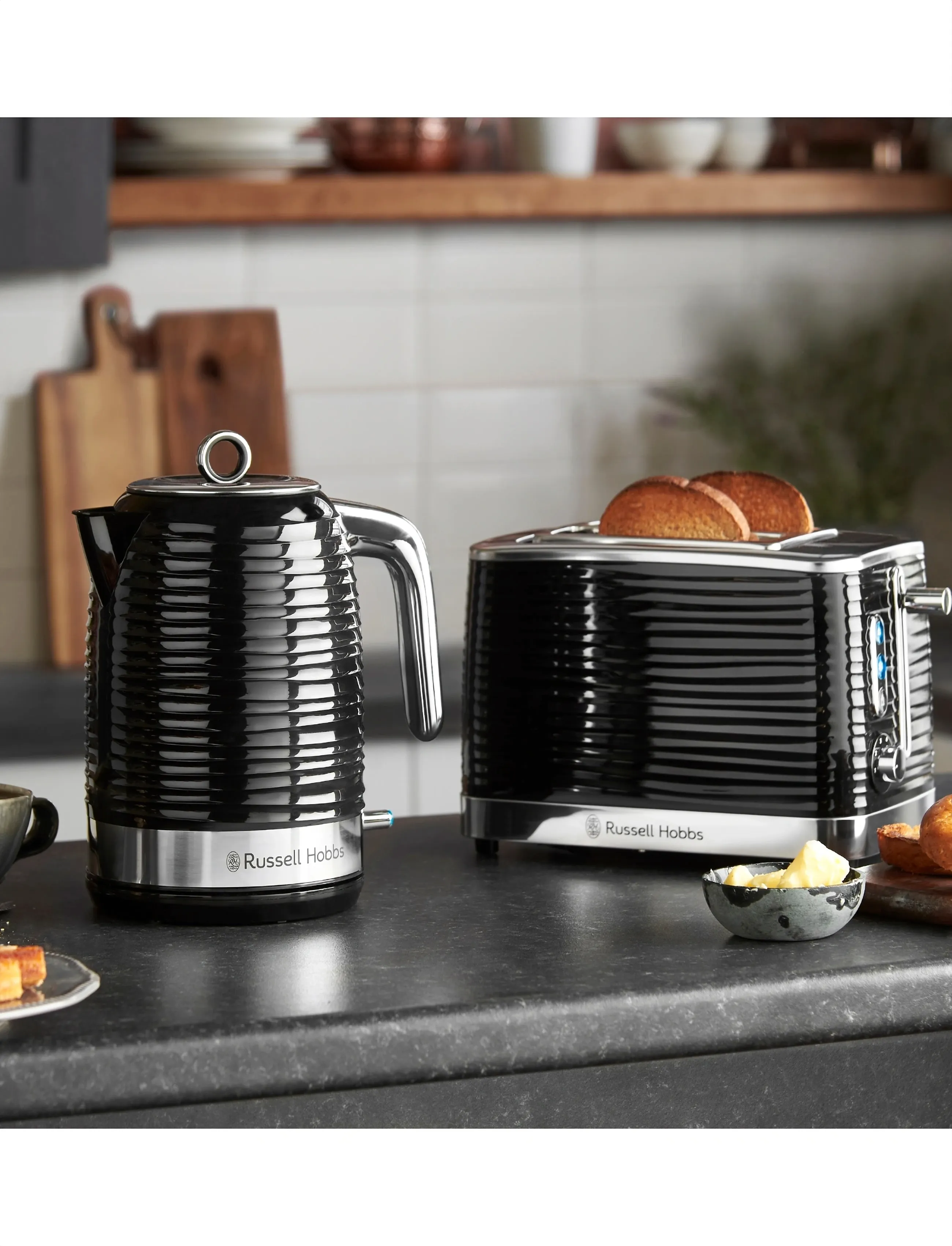 Russell Hobbs - Inspire 2SL Toaster Black - toaster - black - 3