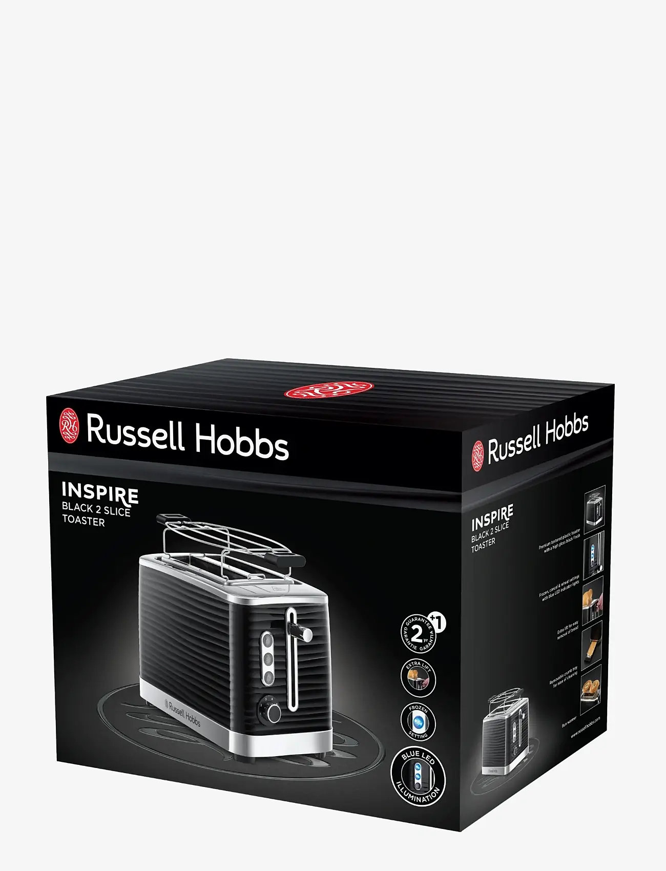 Russell Hobbs - Inspire 2SL Toaster Black - toasters - black - 2