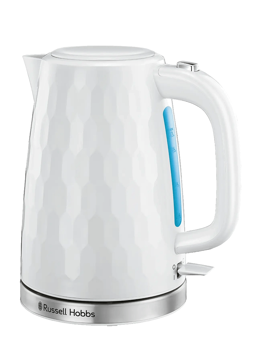 Russell Hobbs - Honeycomb Kettle White - veekeetjad ja -keedukannud - white - 1