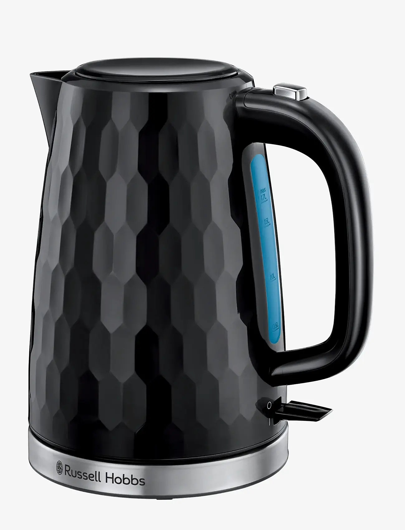 Russell Hobbs - Honeycomb Kettle Black - vattenkokare - black - 0
