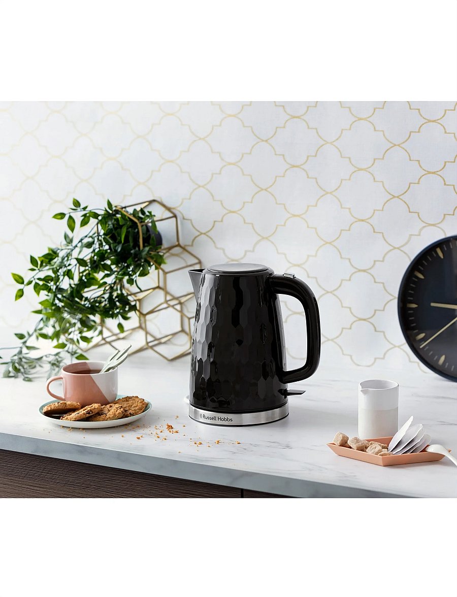 Russell Hobbs - Honeycomb Kettle Black - veekeetjad ja -keedukannud - black - 3