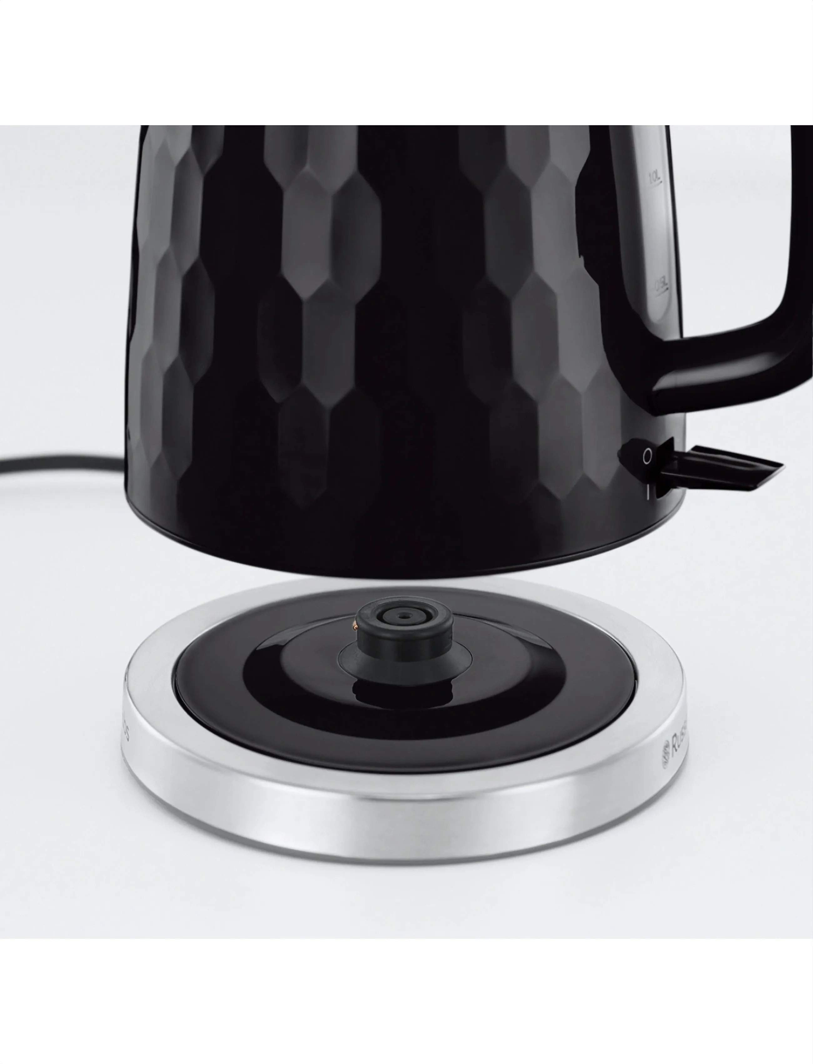 Russell Hobbs - Honeycomb Kettle Black - katlar og suðukatlar - black - 4