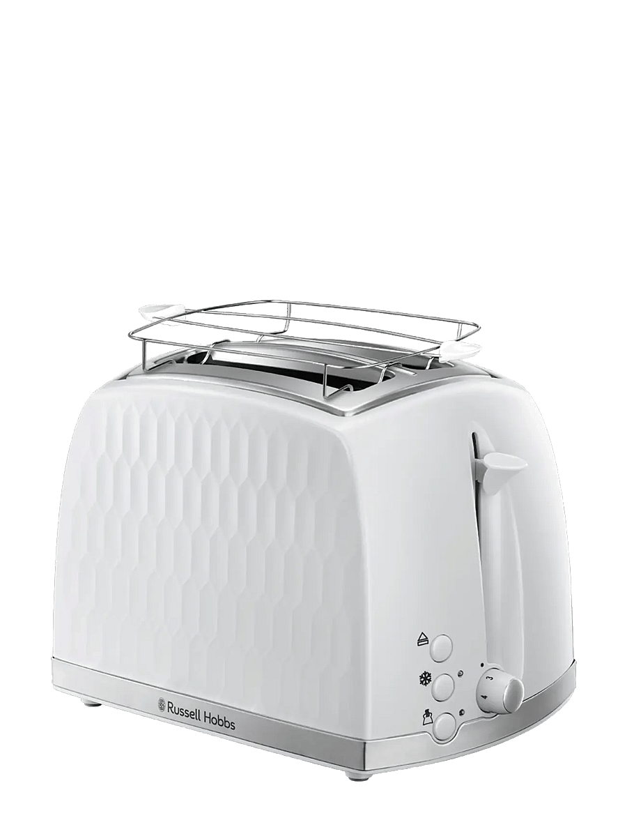 Russell Hobbs - Honeycomb 2S Toaster White - rösterid - white - 1
