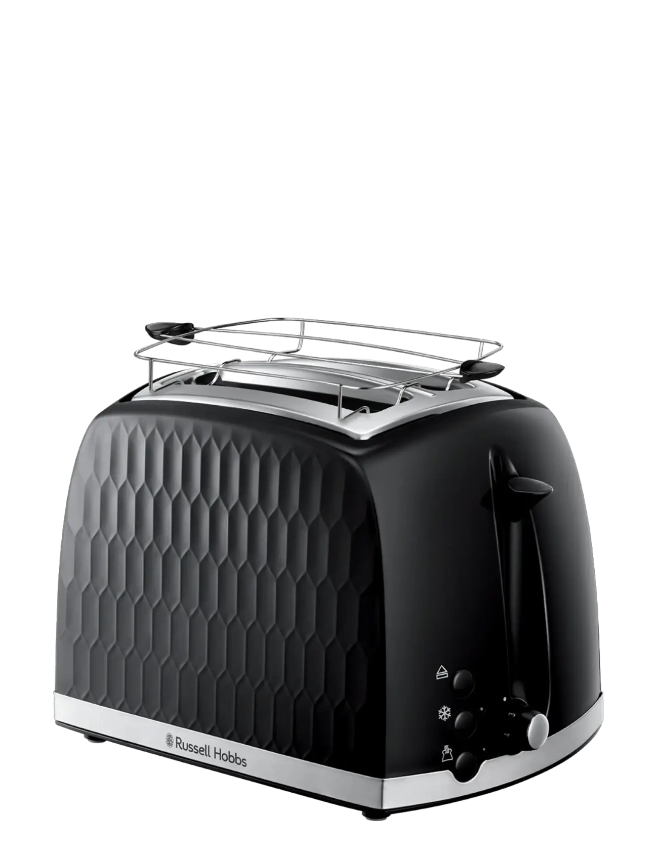 RUSSELL HOBBS Honeycomb 2S Toaster Schwarz Schwarz - 2 S - Unisex