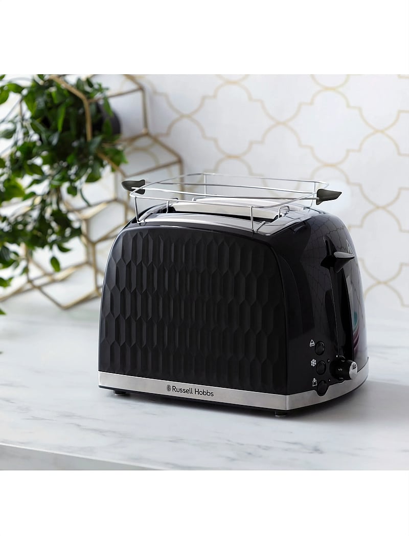 Russell Hobbs - Honeycomb 2S Toaster Black - toaster - black - 0