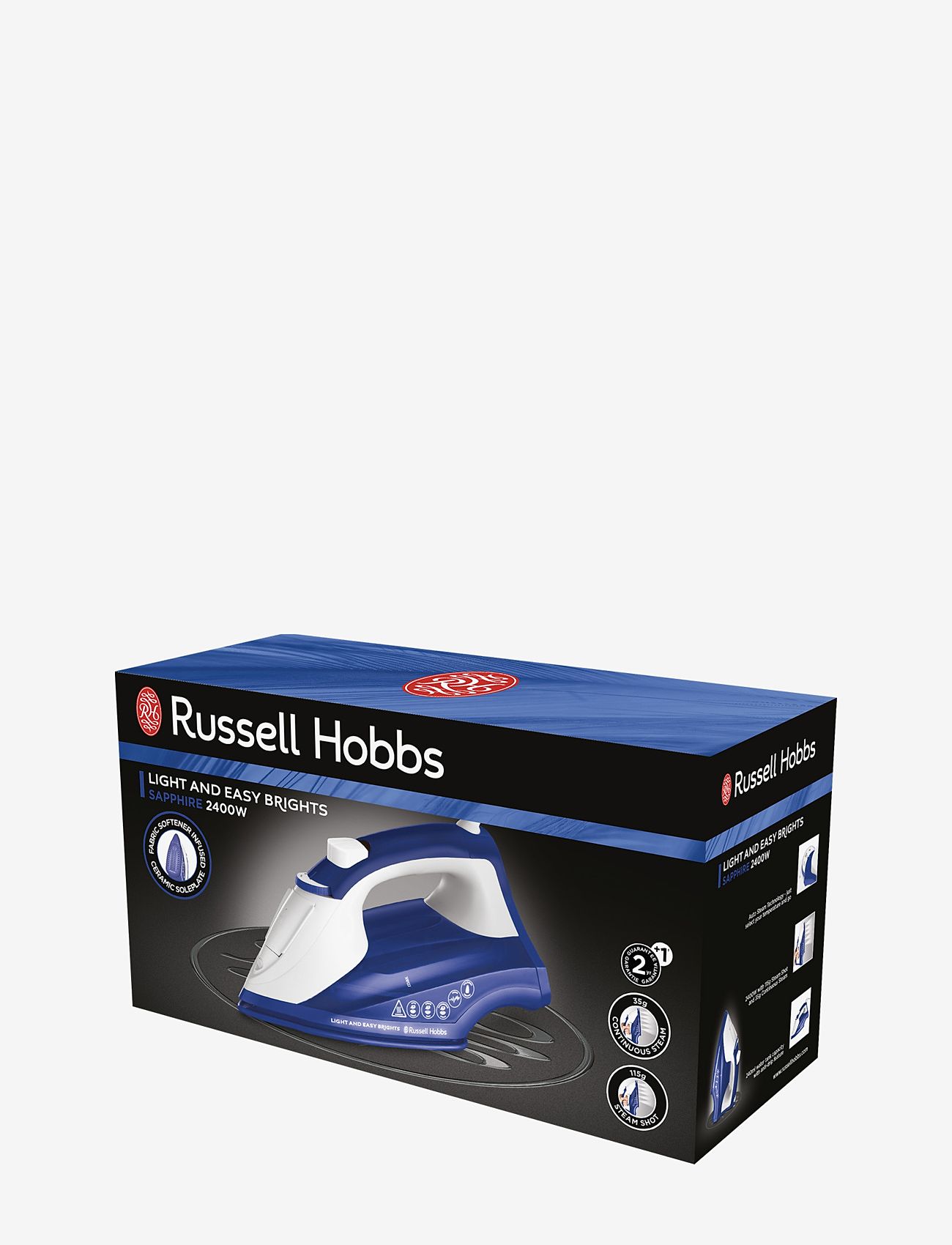 Russell Hobbs - Light & Easy Brights Iron - tvätt - blue - 2