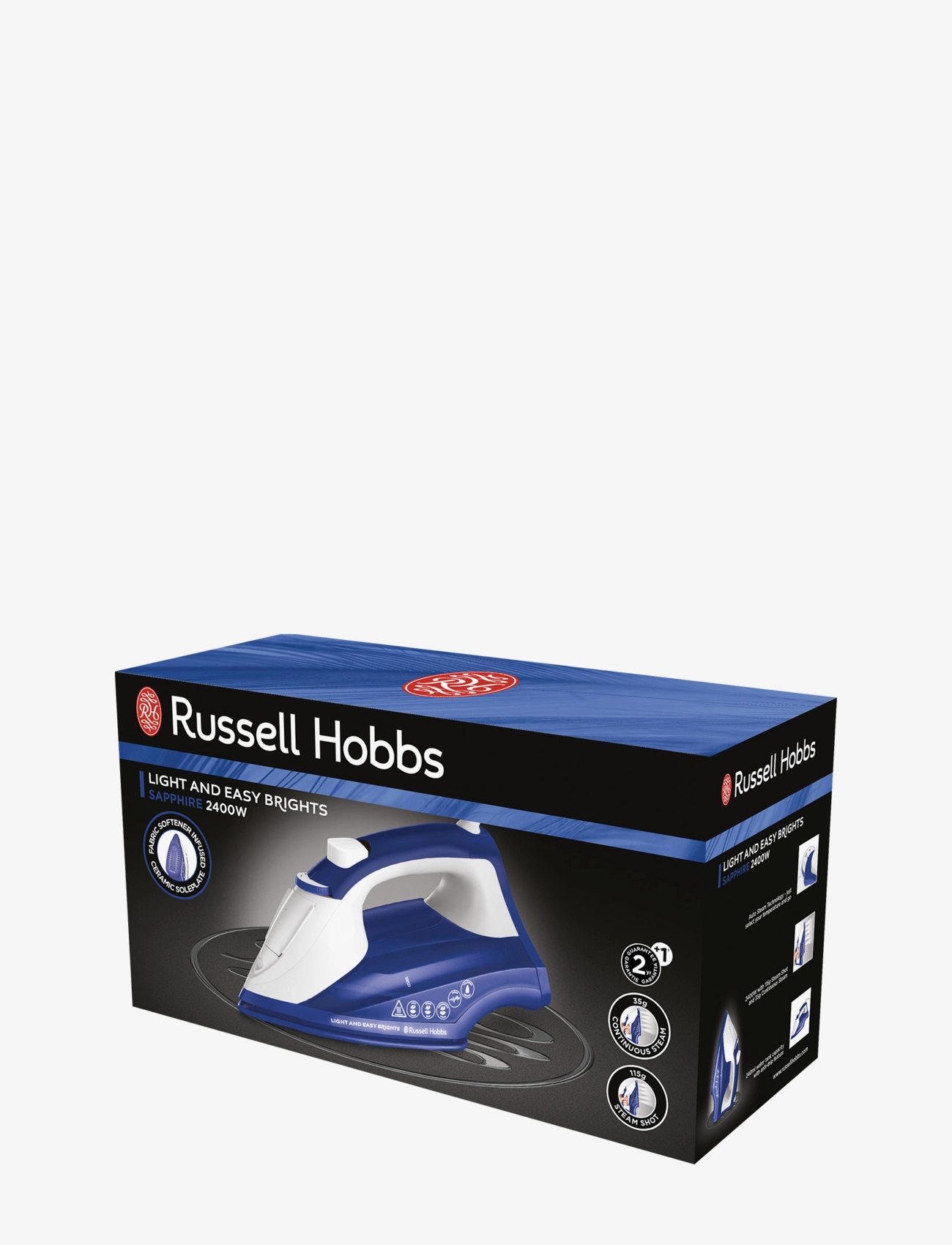 Russell Hobbs - Light & Easy Brights Iron - pyykinpesutarvikkeet - blue - 2