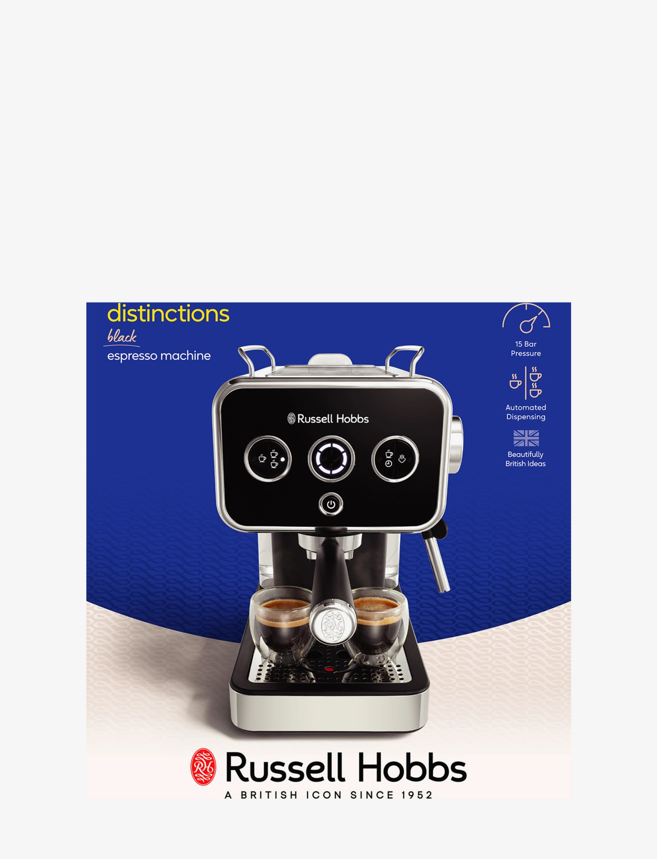 Russell Hobbs - Distinctions Espresso Machine - espresso- & kohvimasinad - black - 3