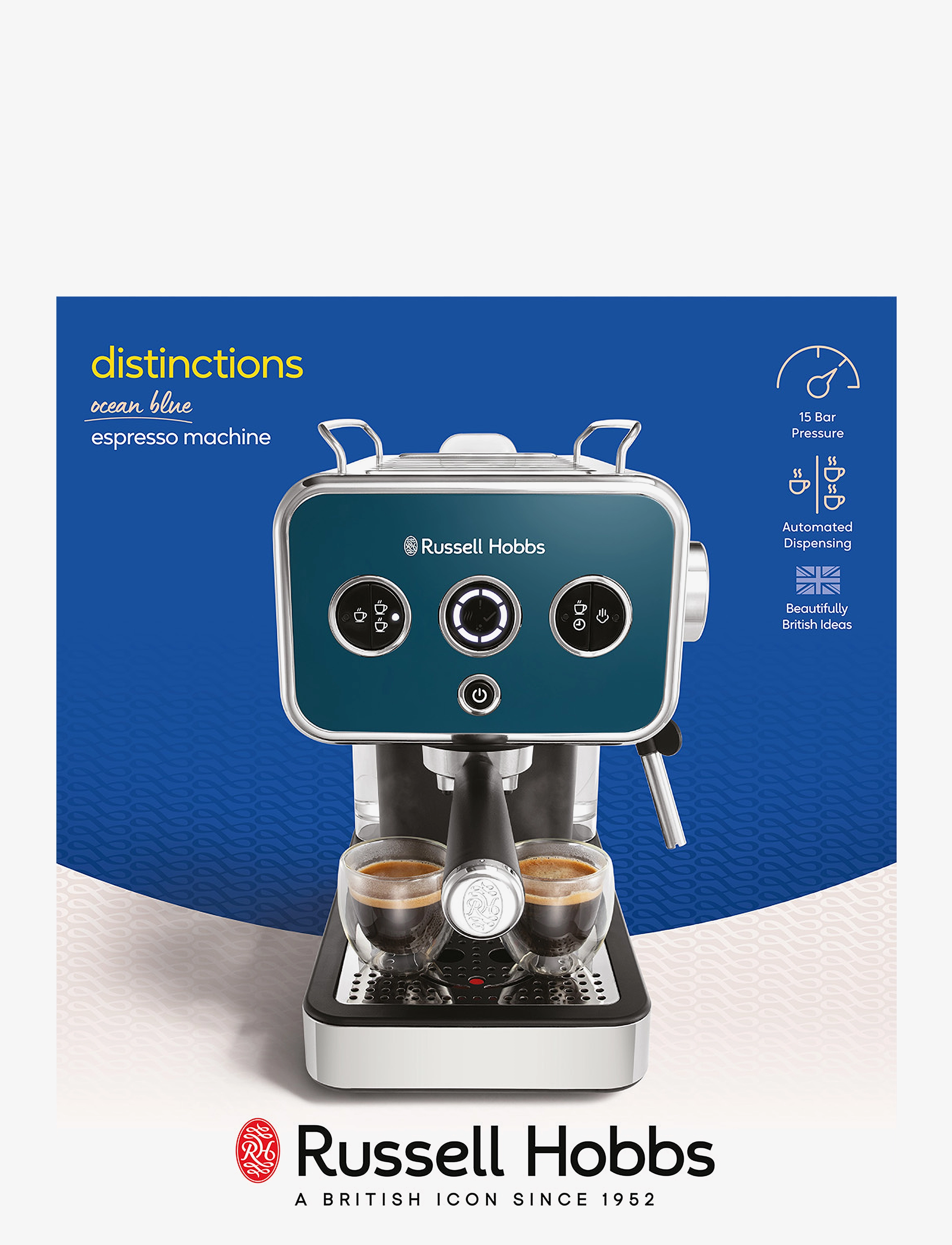 Russell Hobbs - Distinctions Espresso Machine - blue - 4