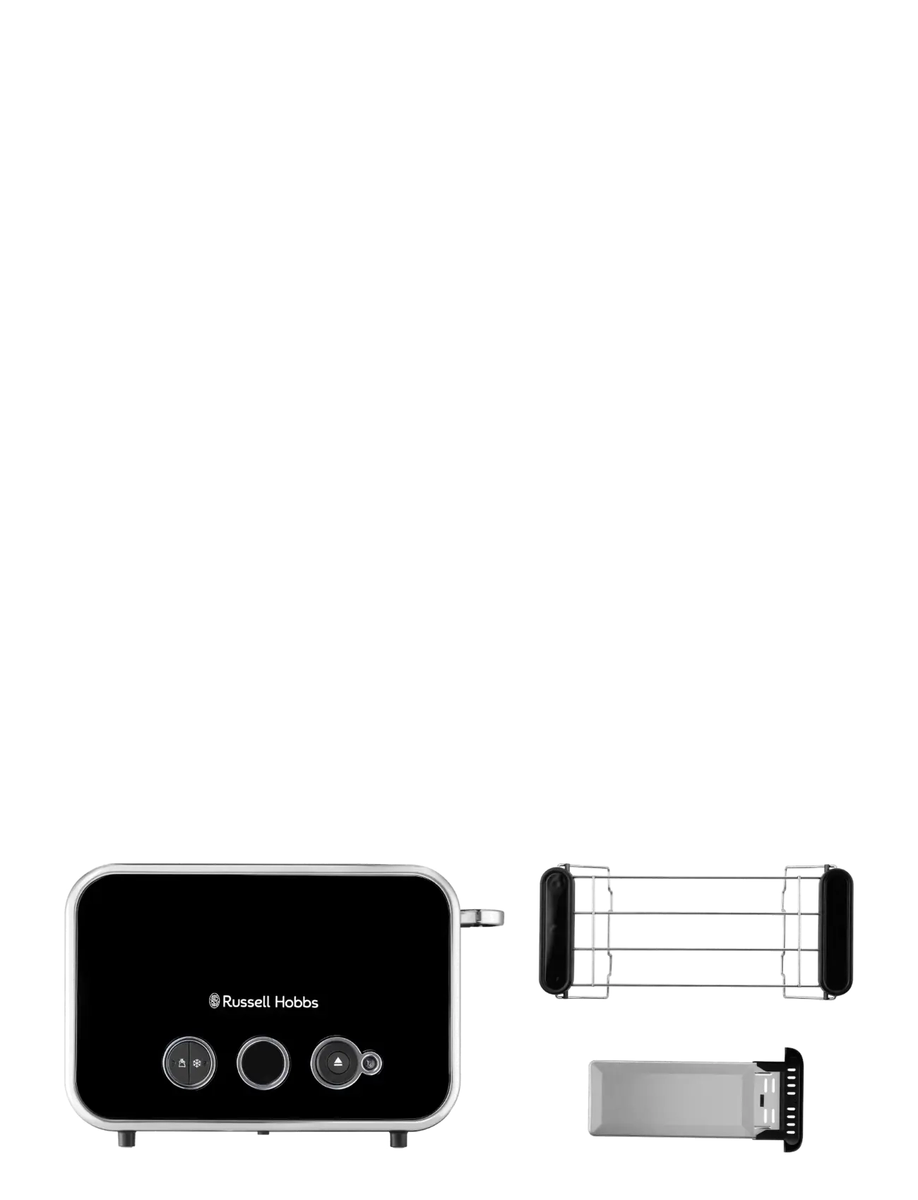 Russell Hobbs - Distinctions Toaster 1600W - toasters - black - 2