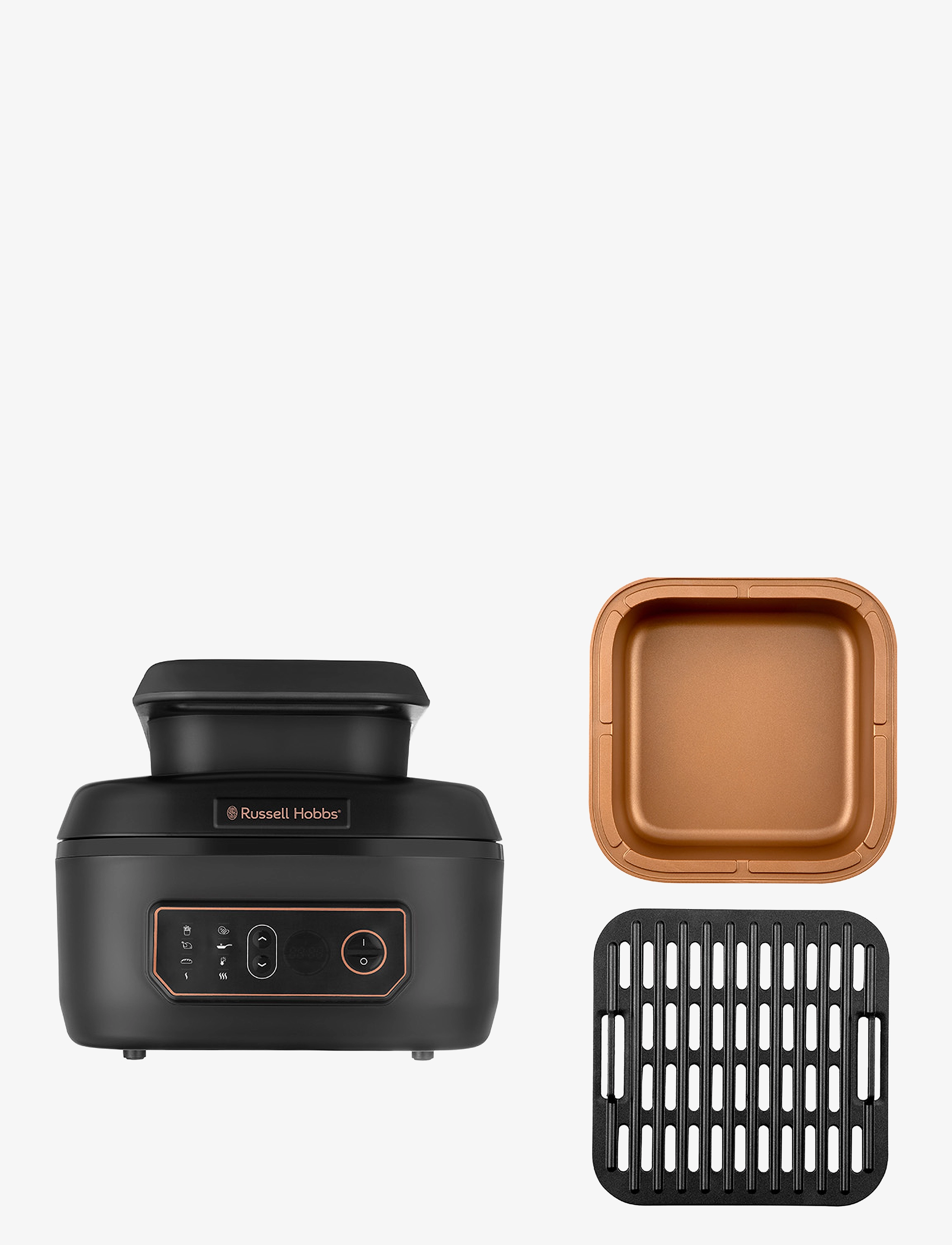 Russell Hobbs - Satisfry Air & Grill Multicooker - airfryerit - black - 1
