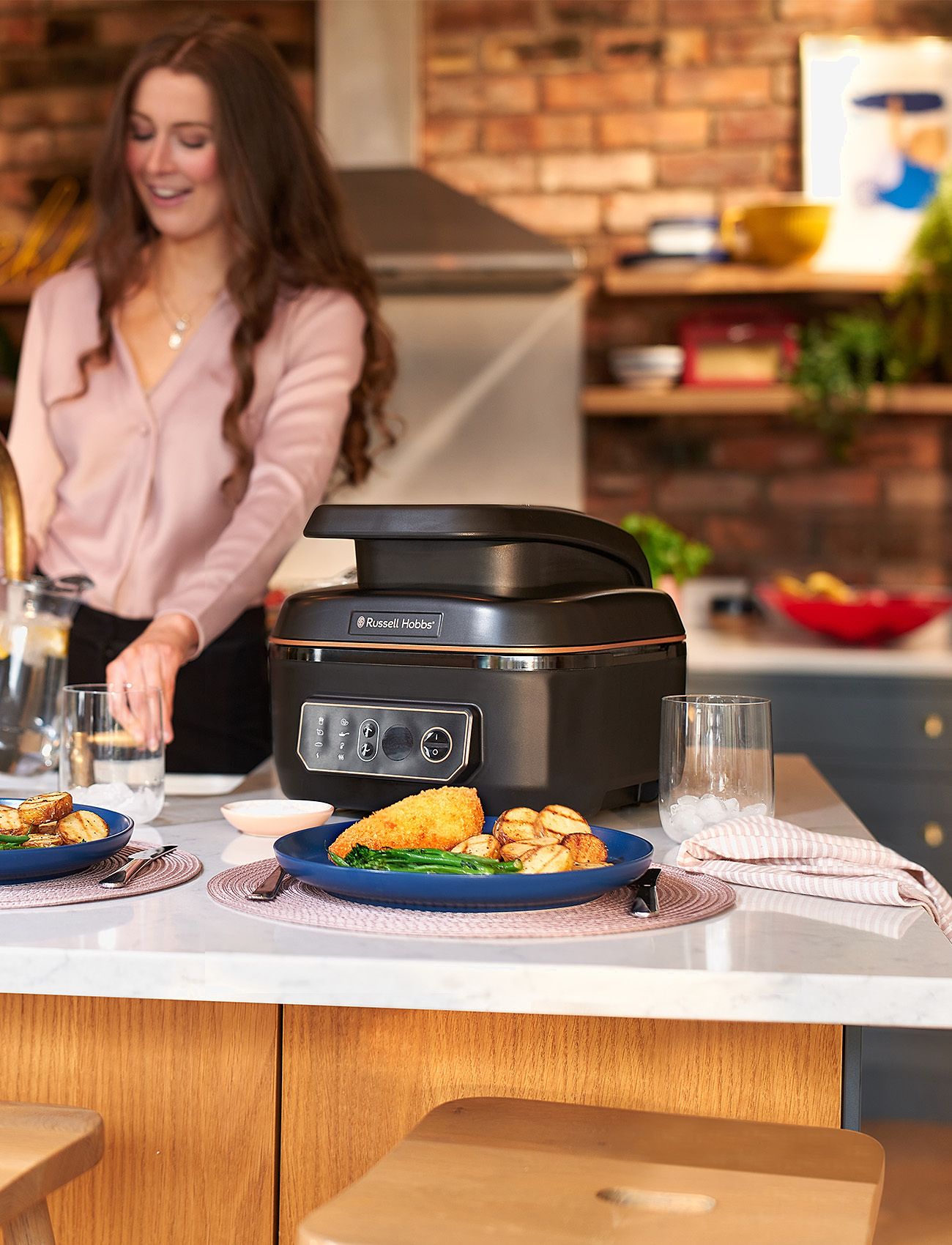 Russell Hobbs - Satisfry Air & Grill Multicooker - heißluftfritteusen - black - 3
