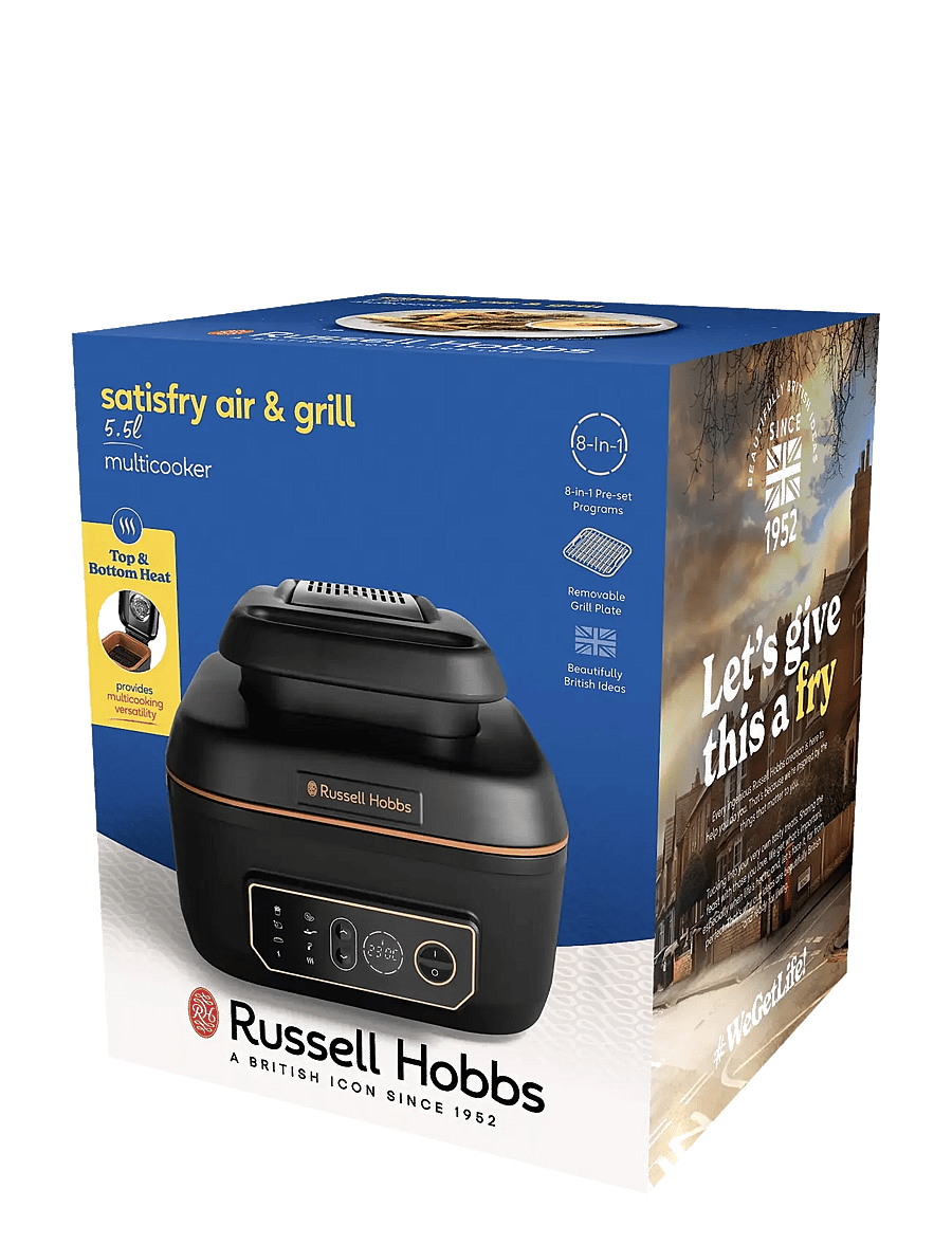 Russell Hobbs - Satisfry Air & Grill Multicooker - sünnipäevakingitused - black - 3