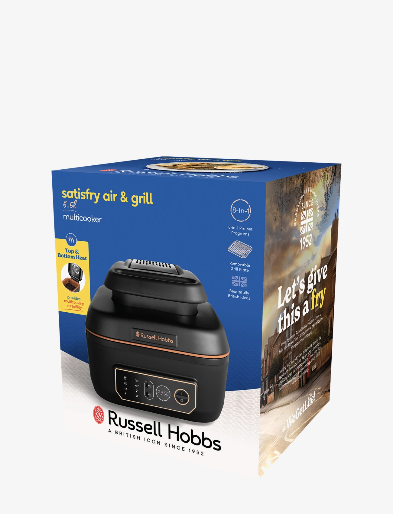 Russell Hobbs - Satisfry Air & Grill Multicooker - airfryerit - black - 5