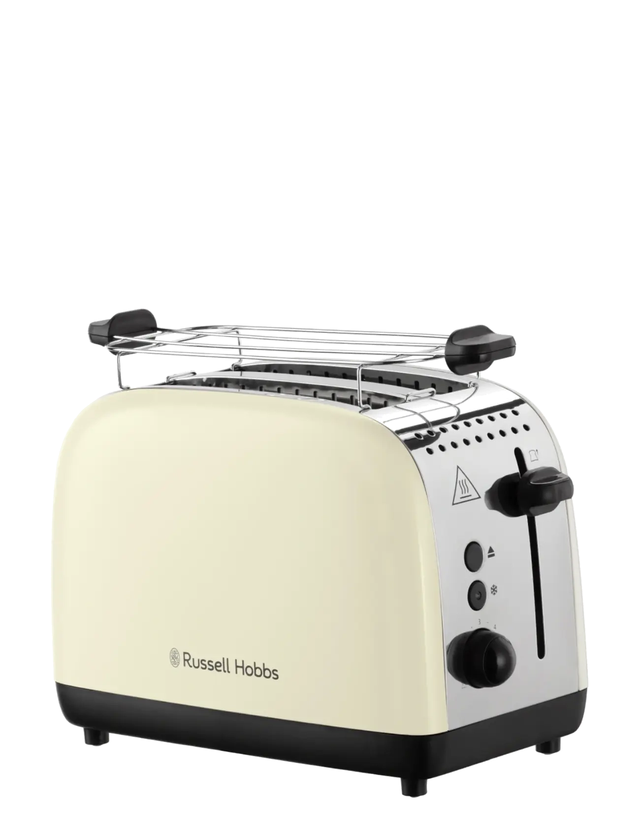Russell Hobbs Coloursplus 2S Toaster Cream, 2 S, Kitchen Appliances, Creme - Toasters, Homeware