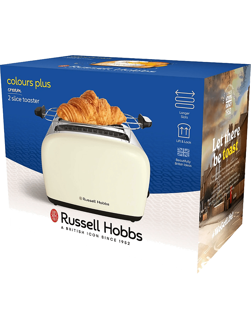 Russell Hobbs - ColoursPlus 2S Toaster Cream - rösterid - cream - 2