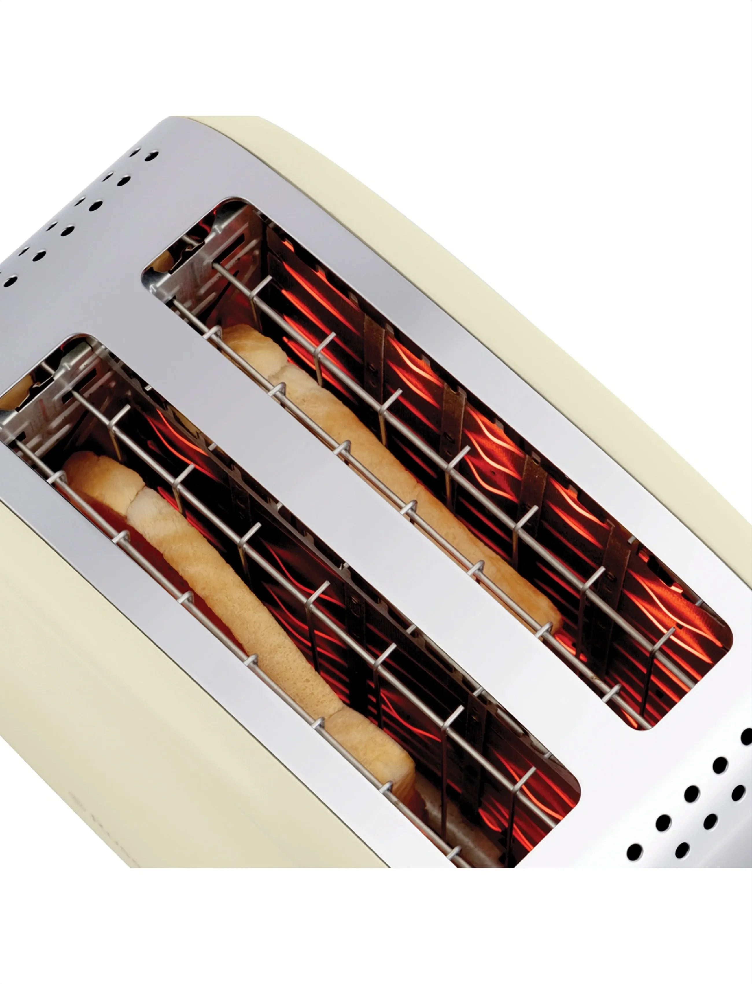 Russell Hobbs - ColoursPlus 2S Toaster Cream - brödrostar - cream - 3