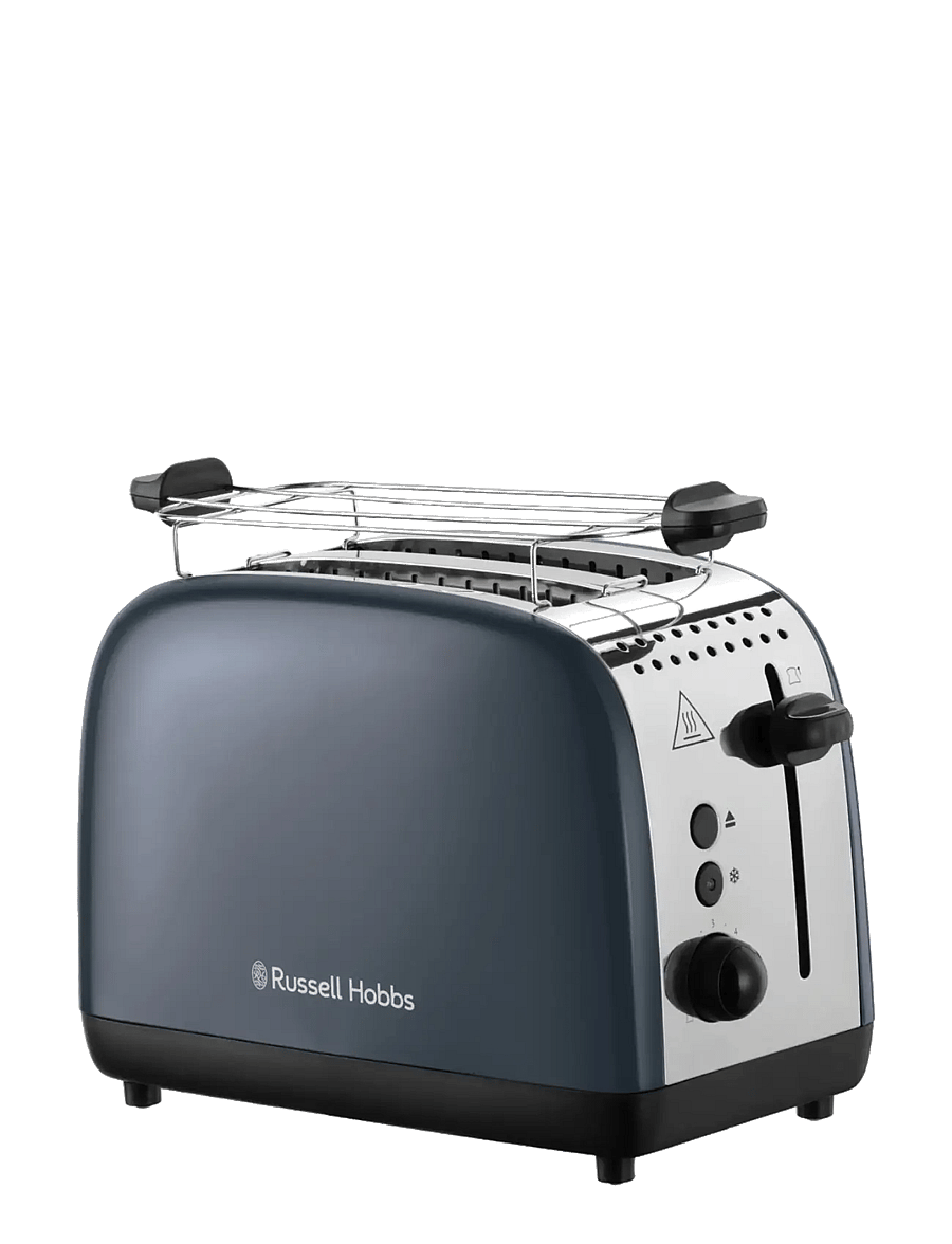 Russell Hobbs - Colours Plus 2S Toaster GRY - rösterid - grey - 0