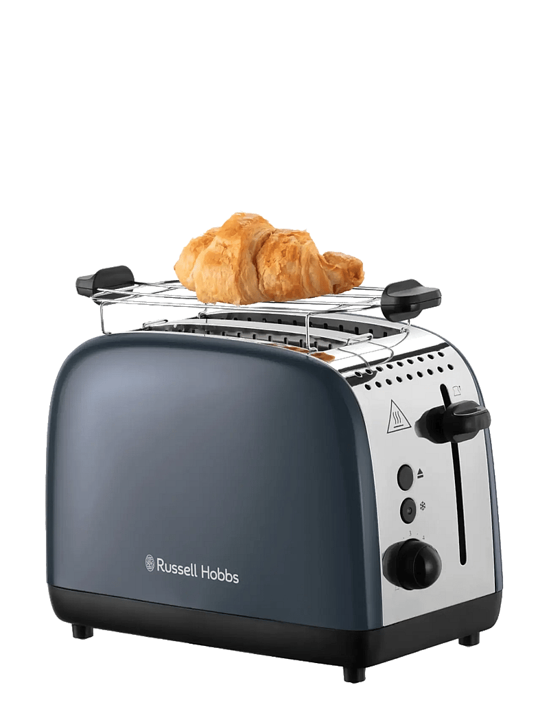 Russell Hobbs - Colours Plus 2S Toaster GRY - rösterid - grey - 1