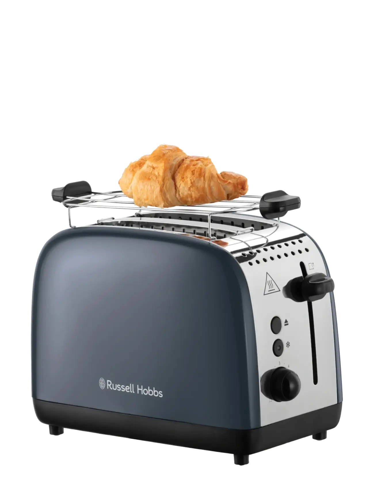 Russell Hobbs - Colours Plus 2S Toaster GRY - brödrostar - grey - 1