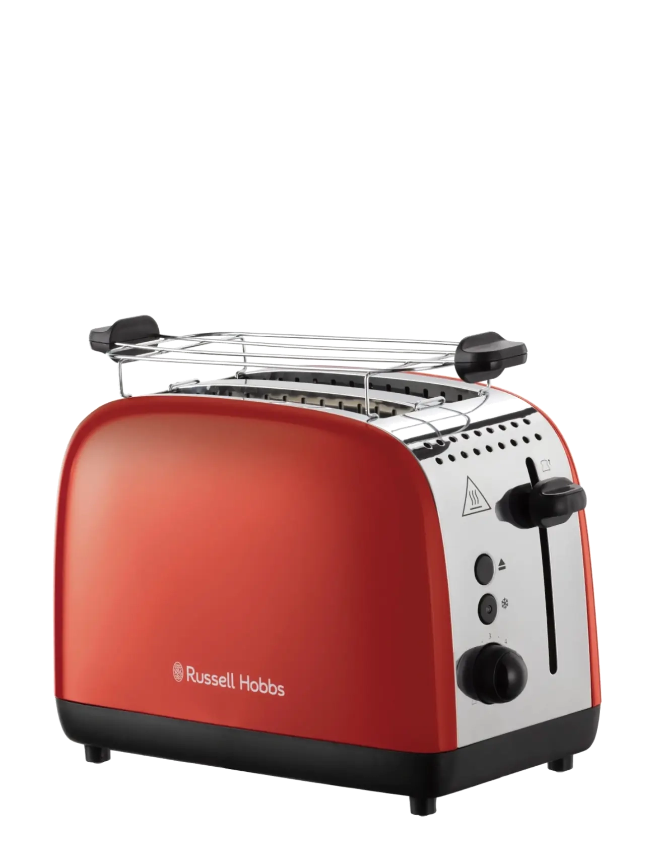 Russell Hobbs Colours Plus 2S Toaster Red, 2 S, Kitchen Appliances, Rot - Toasters, Homeware