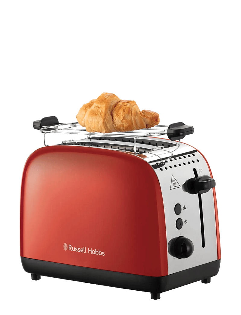 Russell Hobbs - Colours Plus 2S Toaster RED - rösterid - red - 1