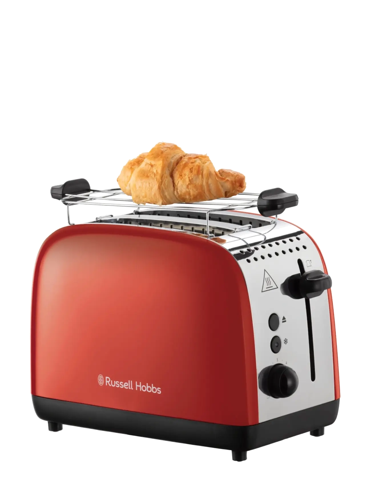 Russell Hobbs - Colours Plus 2S Toaster RED - brödrostar - red - 1