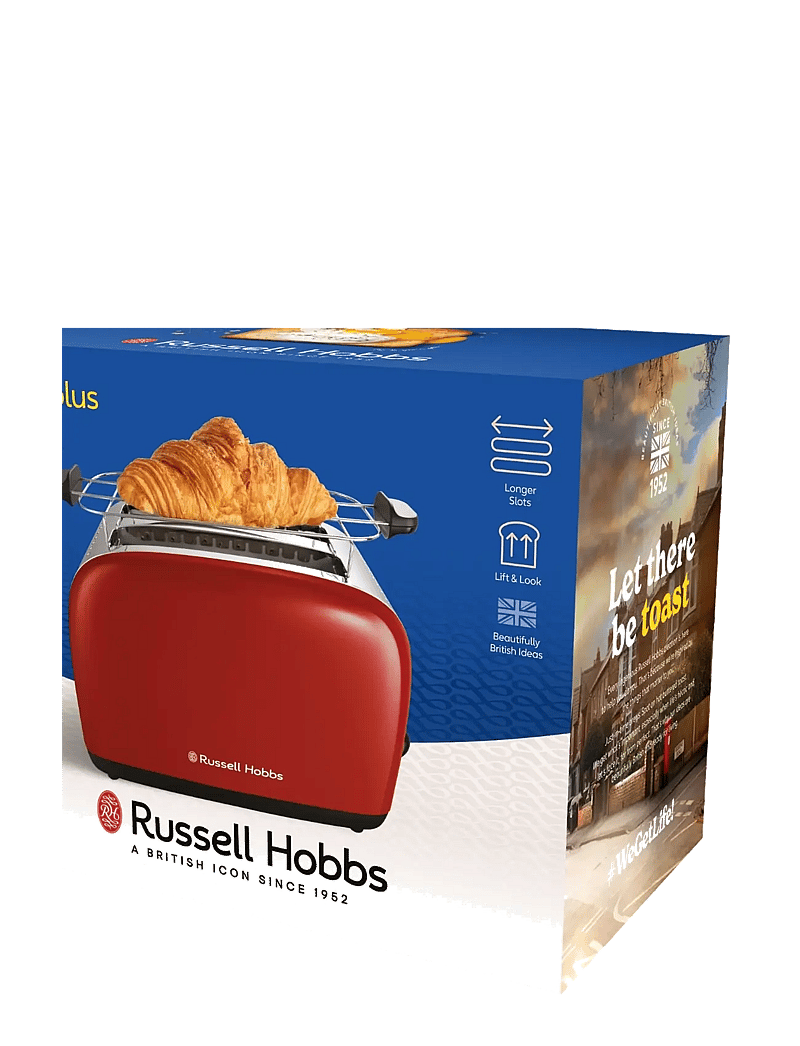 Russell Hobbs - Colours Plus 2S Toaster RED - rösterid - red - 3