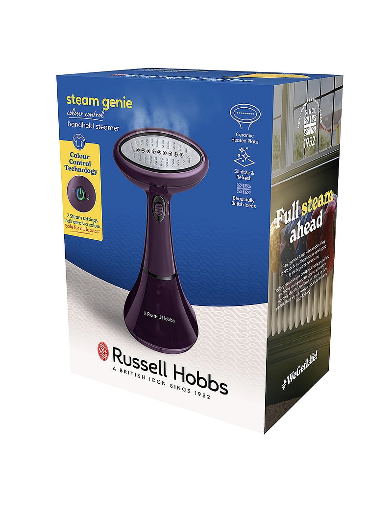 Russell Hobbs - Steam Genie Colour Control - dampfgarer - purple - 0