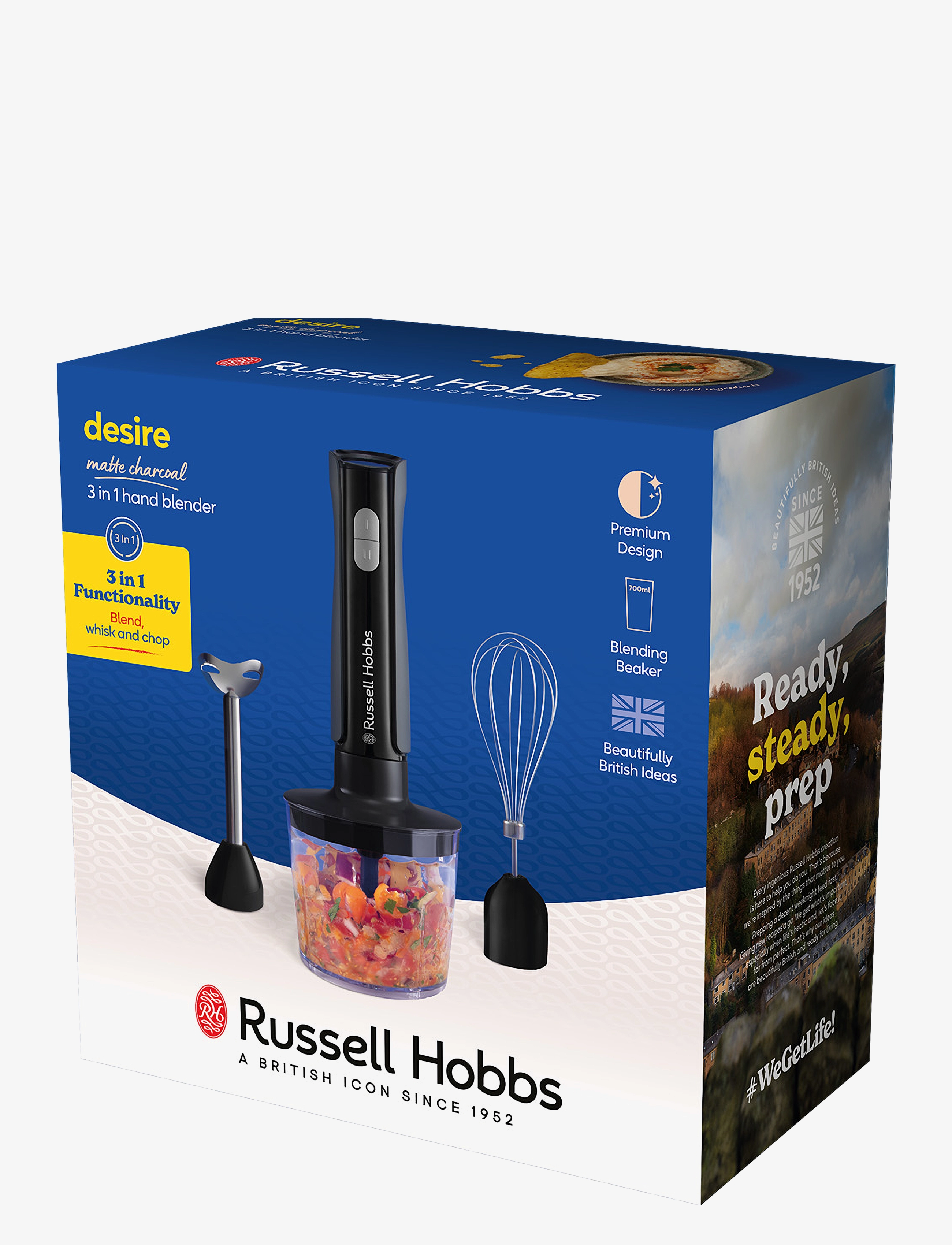 Russell Hobbs - 3 in 1 Hand Blender - mixers & blenders - black - 3