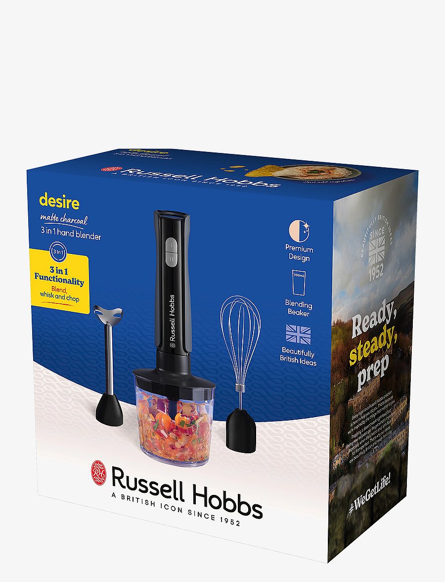 Russell Hobbs - 3 in 1 Hand Blender - mikserid ja blenderid - black - 3
